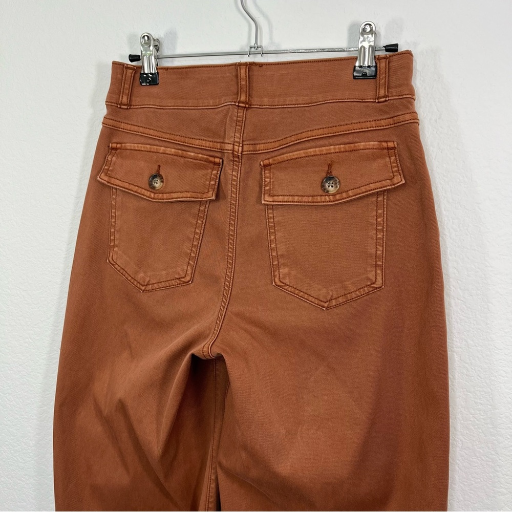 SPANX Twill Cropped Wide Leg Pant size Small Petite - Picture 6 of 9